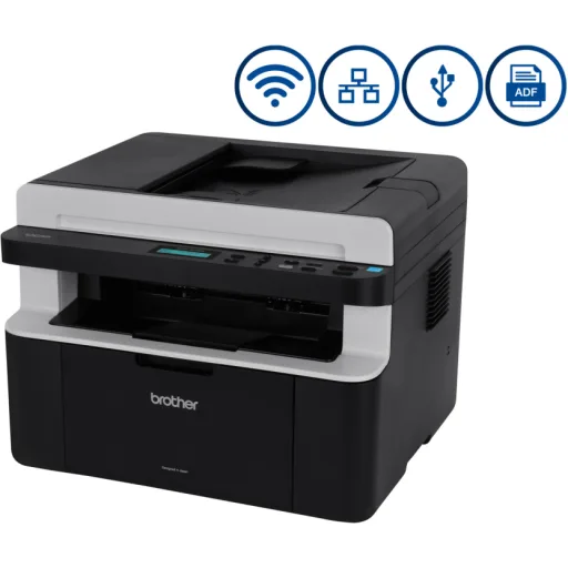 Imagen 1 de Impresora Multifunción Brother DCP-1617NW Láser Monocromatica USB LAN Inalámbr.