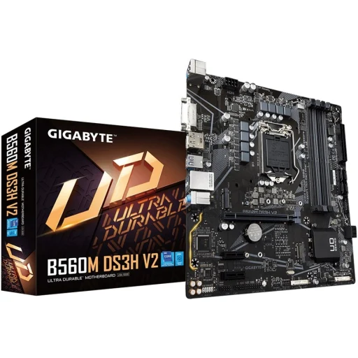 Imagen 5 de Tarjeta Madre Gigabyte B560M DS3H V2 LGA1200 11°G 4*DDR4 2*M.2 DP DVI HDMI mATX