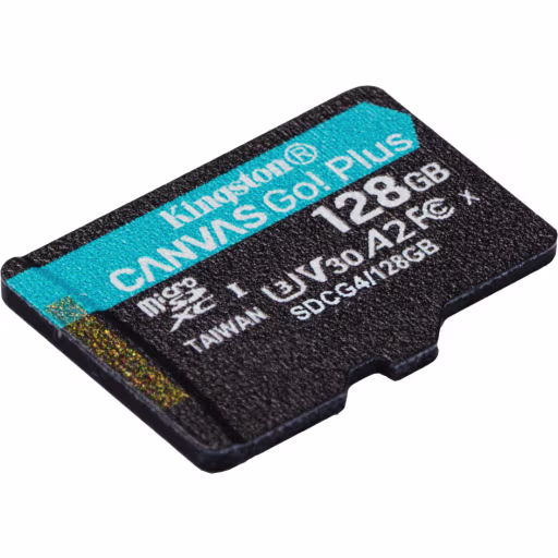 Imagen 3 de Memoria MicroSDXC 128GB Kingston Canvas Go Plus Cat10 UHS-I U3 V30 A2 Lec200MB/s