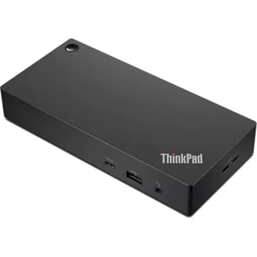 Imagen 2 de Lenovo ThinkPad Universal USB-C Dock - Estación de conexión - USB-C - HDMI, 2 x DP - GigE - 90 vatios - CRU - Estados Unidos - para K14 Gen 1; ThinkPad E14 Gen 3; E14 Gen 4; P15v Gen 3; X1 Fold 16 Gen 1; Yoga Slim 7 Pro 14