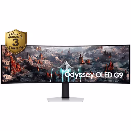 Imagen 0 de Monitor Gamer Curvo Samsung Odyssey OLED G9 49" DQHD5120*1440 OLED DP HDMI 240Hz