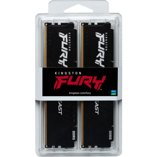 Imagen 4 de Memoria RAM 32GB (2*16GB) DDR5 6000MHz DIMM CL30 Non-ECC 1.4v 288p FURY Beast