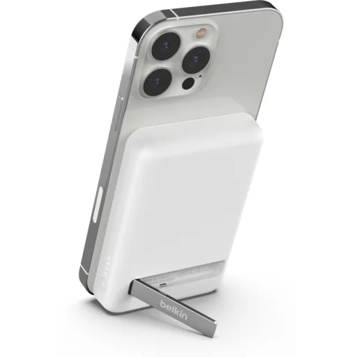 Imagen 0 de Bateria Externa con Carga Magnética Belkin BoostCharge 5000mAh 7.5V USB-C Blanco