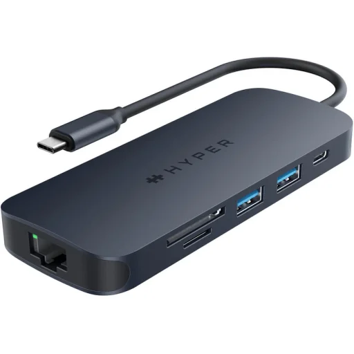 Imagen 1 de HUB USB-C de 8 puertos HyperDrive Next USB A , USB-C GigEthernet HDMI Lector SD