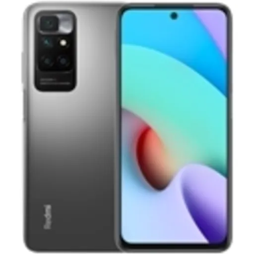 Imagen 1 de Xiaomi Redmi 10 - 4G smartphone - SIM doble - RAM 4 GB / Memoria interna 128 GB - microSD slot - 6.5" - 2400 x 1080 píxeles (90 Hz) - 4x x cámaras traseras 50 MP, 8 MP, 2 MP, 2 MP - front camera 8 MP - gris carbono