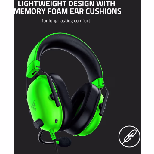 Imagen 4 de Audífonos Gamer Alámbricos Razer BlackShark V2 X Sonido 7.1 Jck3.5mm Color Verde