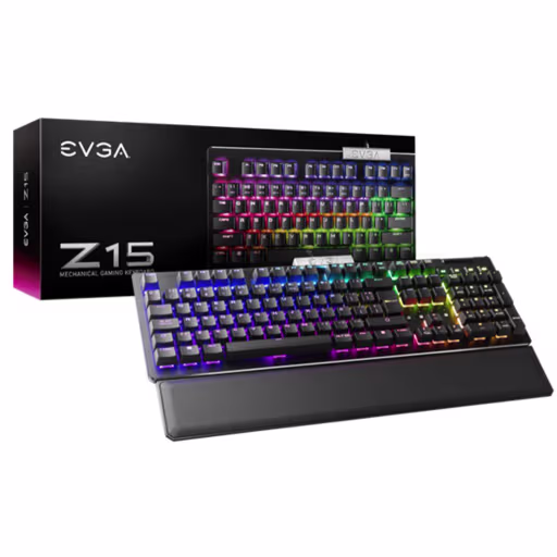 Imagen 0 de Teclado Gamer EVGA Z15 RGB / Mecanico /RGB