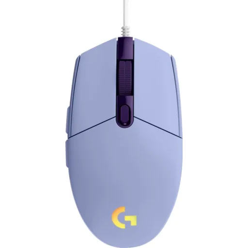 Imagen 1 de Logitech mouse G203 lightsync RGB USB lila 6 botones