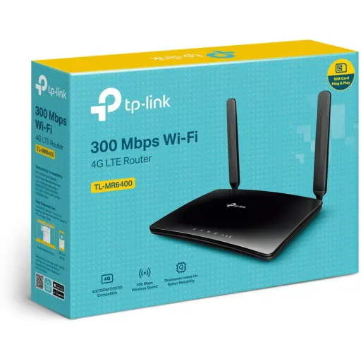 Imagen 3 de Router TP-Link 4G LTE Inalámbrico N 300 Mbps 3 Ptos LAN 1 LAN/WAN 1 Ranura SIM