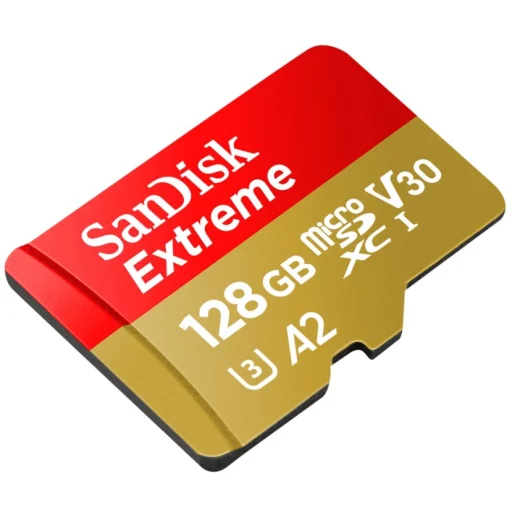 Imagen 0 de Memoria MicroSDXC 128GB SanDisk Extreme UHS-I Cl3(U3) Lec190MB/s Esc90MB/s c/Ada