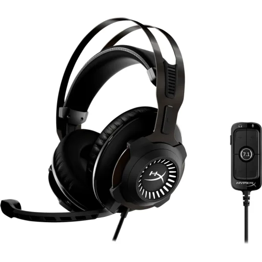 Imagen 2 de HyperX Cloud Revolver Gaming - Auricular - 7.1 canales - tamaño completo - cableado - USB, conector de 3,5 mm - gun metal - para ENVY Laptop 17; Laptop 15, 17; OMEN 16; Pavilion Laptop 15; Pavilion x360 Laptop
