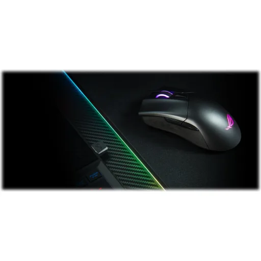 Imagen 7 de ROG - ROG Gladius II Wireless - Mouse - 2.4 GHz - Wireless - Black