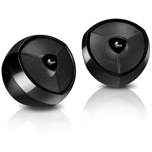 Imagen 0 de Parlante Xtech Ikonic Estéreo Multimedia de 2.0 Canales USB 3.5 mm 5W Negro
