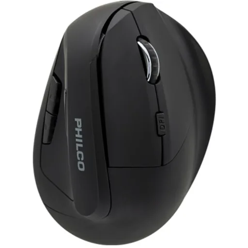 Imagen 0 de Mouse Ergonómico Inalámbrico Philco SPK7346, Óptico 1600DPI, 6 Btnes 2.4GHz Negr