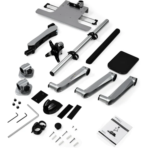 Imagen 8 de Soporte de Pared para Monitor/Teclado hasta 34" c/Bandeja Articulado de Pie - ST