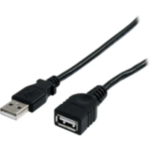 Cable Extensión USB 2.0 Tipo-A M/H 10ft 3 Metros 24/48 AWG Negro - StarTech