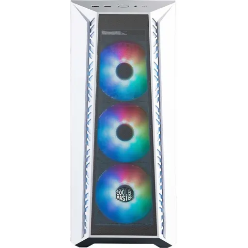Imagen 1 de Gabinete Gamer Cooler Master MasterBox MB520 Mesh USB3.2 USB-C Vidrio Temp White