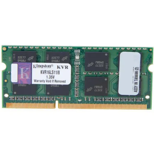 Imagen 0 de Memoria RAM 8GB 1600MHz DDR3L SO-DIMM CL11 Non-ECC 1.35V 204 pin - Kingston