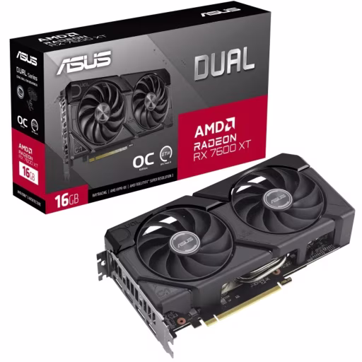 Imagen 0 de ASUS Dual Radeon RX 7600 XT OC Edition [DUAL-RX7600XT-O16G]