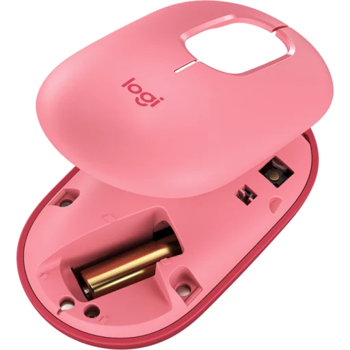 Imagen 4 de Mouse Inalámbrico Logitech POP Mouse Emoji Rose Óptico 4000DPI 4 Btns Bluetooth