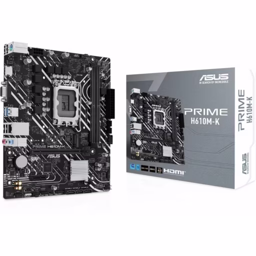 Imagen 8 de Tarjeta Madre Asus PRIME H610M-K LGA1700 13°G 2*DDR5 M.2 HDMI VGA PS/2 USB3.2