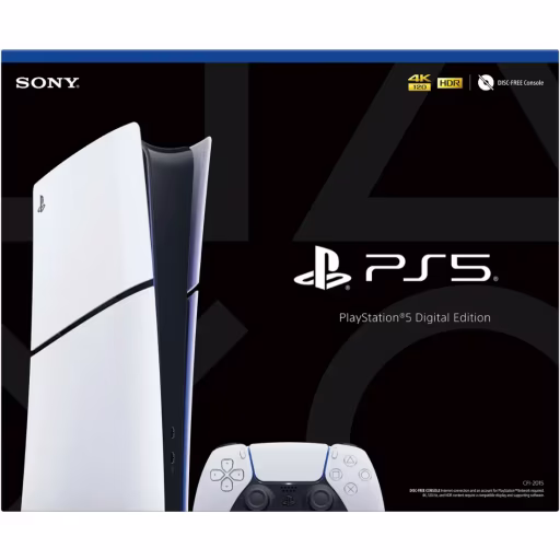 Imagen 4 de Consola Sony PlayStation 5 Slim Digital Edition SSD 1TB 8K HDR Audio 3D Blanco