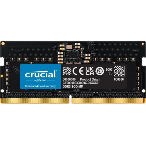 Imagen 0 de Memoria RAM 8GB DDR5 4800MHz SO-DIMM CL40 Non-ECC 1.1V 262p - Crucial