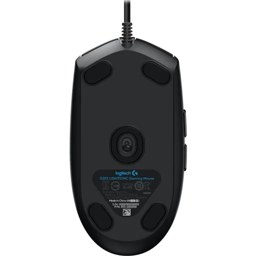Imagen 6 de Mouse Gamer Alámbrico Logitech G203 RGB 6 Botones 8000dpi Programables USB Negro
