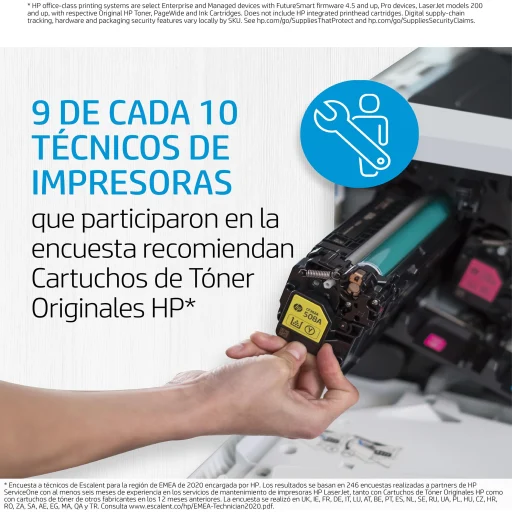 Imagen 4 de Toner HP 128A Yellow LaserJet Pro CM1415FNW/CP1525NW/CM1415FN, 1.300 Páginas
