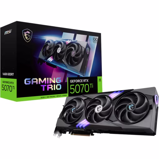 Imagen 0 de MSI GeForce RTX 5070 Ti 16G GAMING TRIO OC PLUS [G507T-16GTCP]