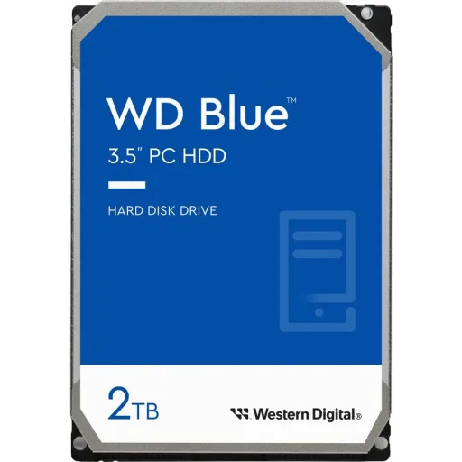 Imagen 0 de Disco Duro Western Digital Blue 2TB 3.5" 5400RPM SATA3 6GB/s 64MB