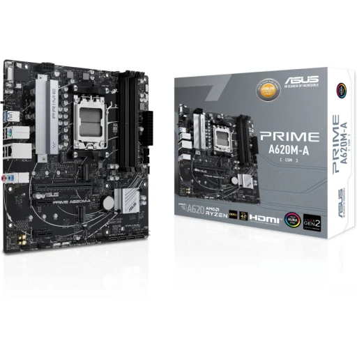 Imagen 5 de Tarjeta Madre Asus PRIME A620M-A-CSM AMD AM5 4*DDR5 2*M.2 DP HDMI VGA USB3.2