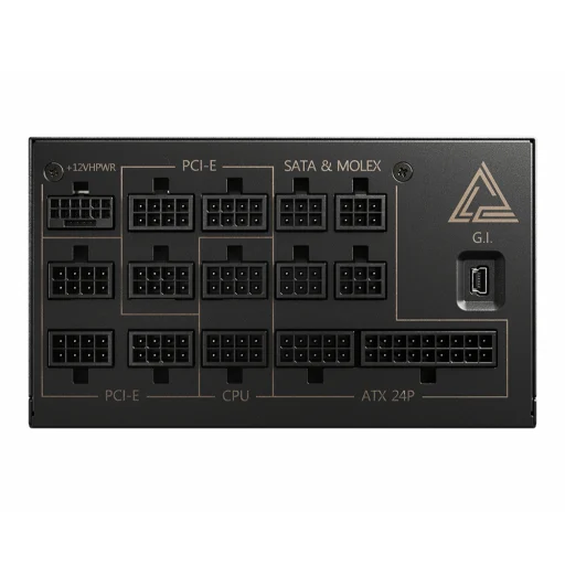 Imagen 1 de Fuente de Poder MSI MEG AI1300P PCIE5 80 Plus Platinium 1300W Full Modular ATX