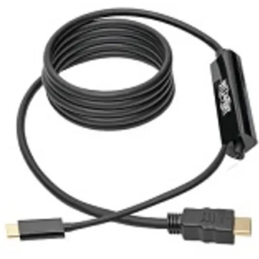 Imagen 0 de Cable Adaptador Tripplite USB-C Macho a HDMI Macho Ultra HD 4K 6 ft 1.8mt Negro 