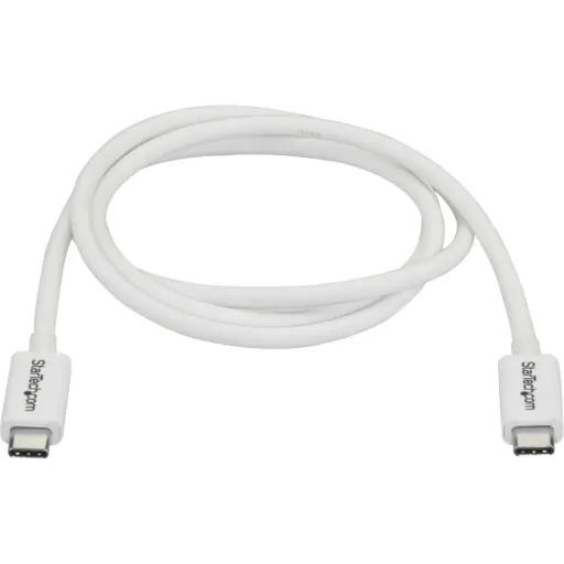Imagen 1 de Cable Thunderbolt compatible con USB-C y DisplayPort Longitud 1 Metro, Blanco