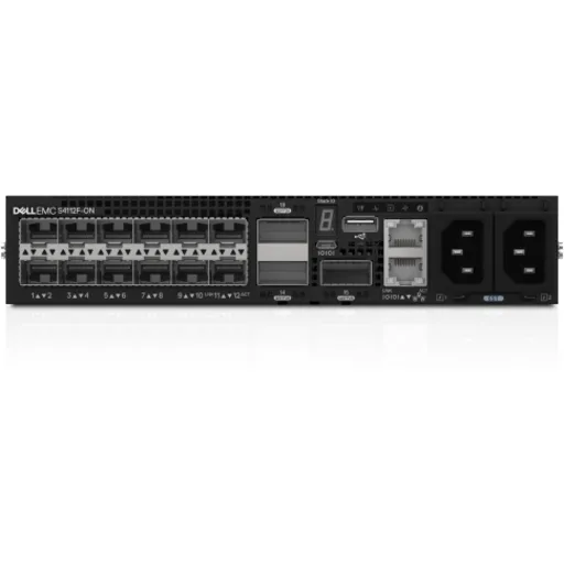 Imagen 0 de Dell Switch S4112F, 12 x10GbE SFP+, 3x100GbE, ItoF, 2xAC, OS10
