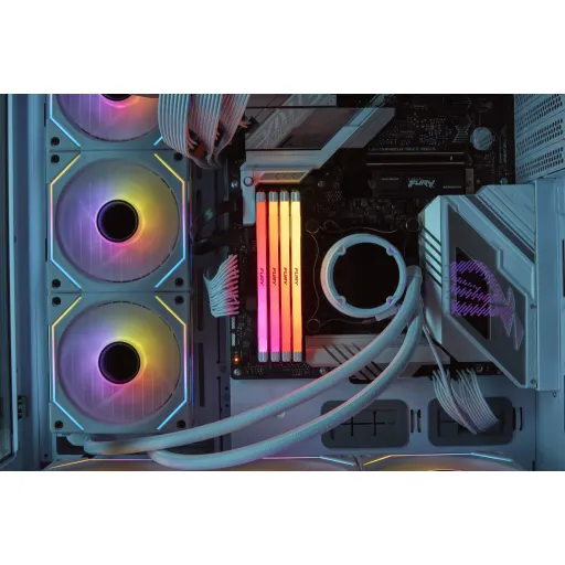 Imagen 6 de Memoria RAM 32GB (2*16GB) DDR5 6400MHz DIMM CL32 Non-ECC 1.4V 288p Fury Reneg 