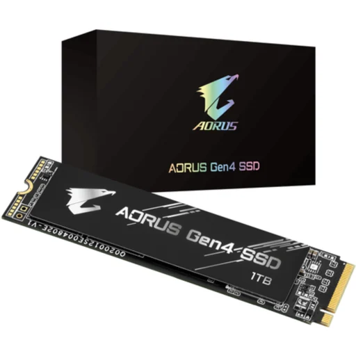 Imagen 0 de Unidad SSD Gigabyte AORUS 1000GB M.2 22*80 PCIe4.0 x4 NVMe Lec5000MBs Esc4400MBs