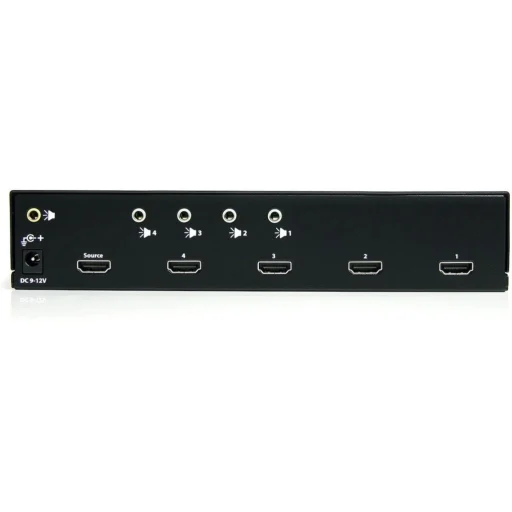 Imagen 1 de Multiplicador HDMI de 4 puertos y amplificador de señal-Splitter-1920x1200-1080p