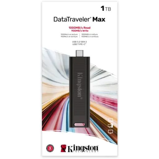 Imagen 9 de Pendrive 1TB Kingston DataTraveler USB-C 3.2 Gen 2 Lec 1000MB/s Esc 900MB/s
