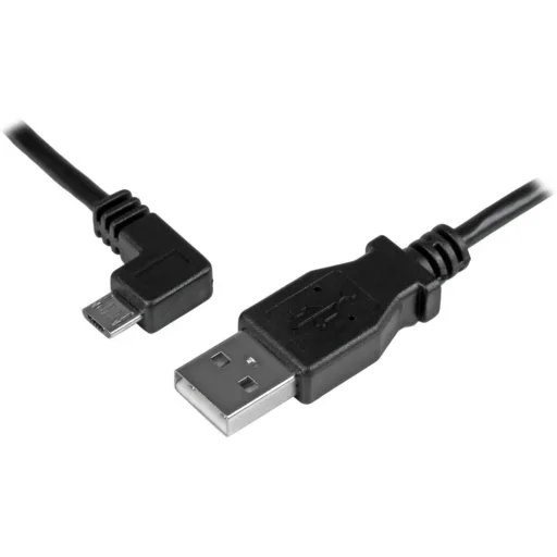 Imagen 0 de Cable USB Micro-USB Recto a USB-A v2.0 M/M  2mts 6ft Negro