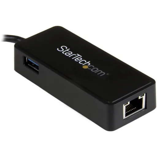 Imagen 1 de Adaptador de Red USB-C Gigabit LAN RJ-45 con Puerto USB Extra - StarTech