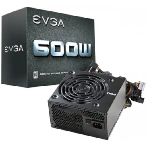 Imagen 2 de Fuente de Poder EVGA 600W 80 Plus Certificada 100-W1-0600-K1