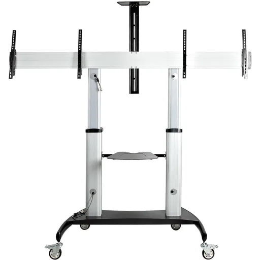 Imagen 1 de Soporte Pedestal c/Ruedas para TV Dual 37" A 60" hasta 50Kg VESA 600*400