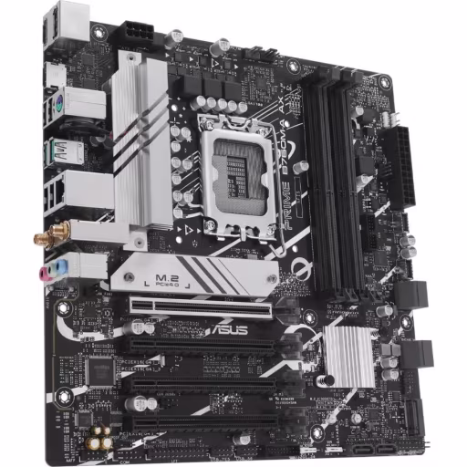 Imagen 1 de Tarjeta madre Asus Prime PRIME B760M-A AX6 II LGA1700 14°G WiFi 4*DDR5 DP HDMI 