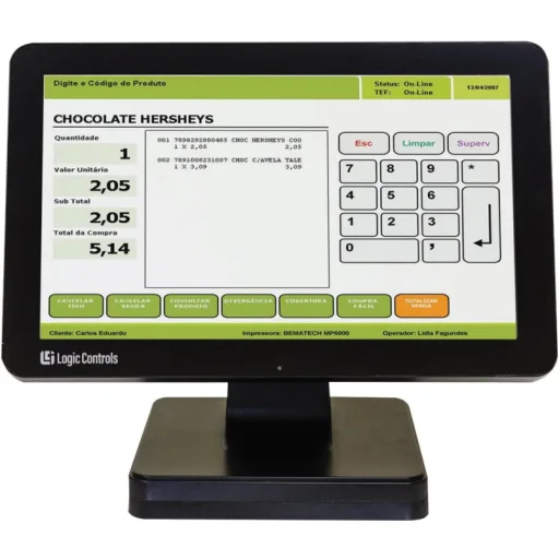 Imagen 2 de Logic Controls SB1015W - Todo en uno - 1 x Celeron J1900 / 2 GHz - RAM 4 GB - SSD 120 GB - GigE - sin SO - monitor: LCD 15.6" 1366 x 768 (WXGA) pantalla táctil