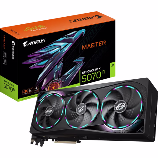 Imagen 0 de Gigabyte AORUS GeForce RTX 5070 Ti MASTER 16G [GV-N507TAORUS M-16GD]
