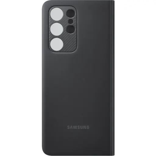 Imagen 5 de Samsung carcasa smart clear view cover negro galaxyS21 ultra