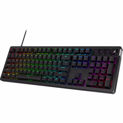 Imagen 3 de Teclado Gamer Alambrico HyperX Alloy Rise, RGB Mecánico Español Color negro