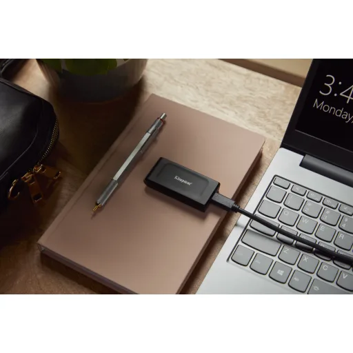 Imagen 6 de Unidad SSD Externo Kingston XS1000 2TB USB3.2 Gen2 Lec1050MBs Esc1000MBs Negro